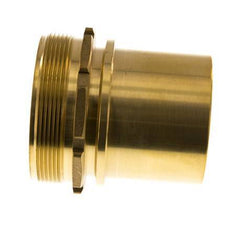 G 3'' Male x 75mm Brass Hose barb with Safety Collar DIN 2817