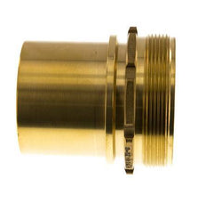 G 3'' Male x 75mm Brass Hose barb with Safety Collar DIN 2817