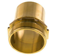 G 3'' Male x 75mm Brass Hose barb with Safety Collar DIN 2817