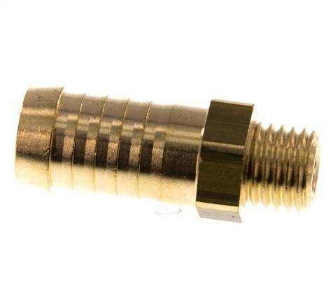 M12x1.5 Male x 13mm Brass Hose barb 16 Bar [5 Pieces]