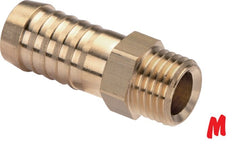 M12x1.5 Male x 13mm Brass Hose barb 16 Bar [5 Pieces]