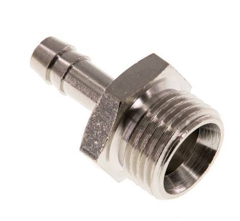 G 1/2'' Male x 8mm Nickel plated Brass Hose barb 16 Bar [2 Pieces]