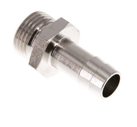 G 1/2'' Male x 13mm Nickel plated Brass Hose barb 16 Bar [2 Pieces]