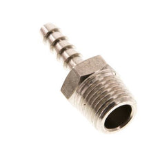 R 1/4'' Male x 5mm Nickel plated Brass Hose barb 16 Bar [5 Pieces]