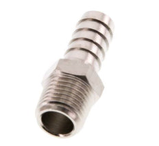 R 1/4'' Male x 10mm Nickel plated Brass Hose barb 16 Bar [5 Pieces]