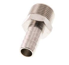 R 3/8'' Male x 10mm Nickel plated Brass Hose barb 16 Bar [5 Pieces]