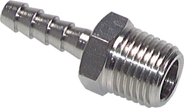 R 3/8'' Male x 16mm Nickel plated Brass Hose barb 16 Bar [2 Pieces]