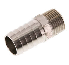 R 3/8'' Male x 16mm Nickel plated Brass Hose barb 16 Bar [2 Pieces]