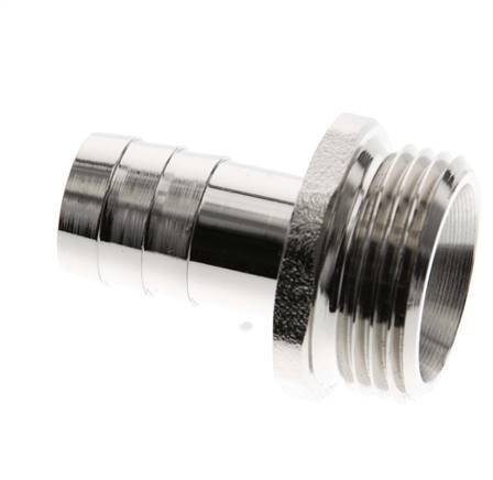 G 1'' Male x 19mm Nickel plated Brass Hose barb 16 Bar