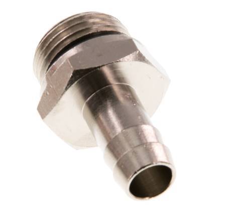 G 1/2'' Male x 12mm Nickel plated Brass Hose barb with NBR Seal 15 Bar [2 Pieces]