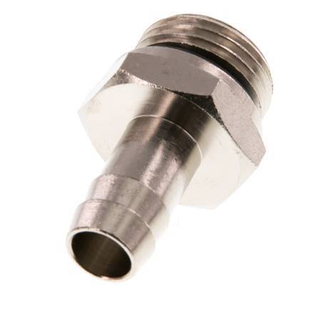 G 1/2'' Male x 12mm Nickel plated Brass Hose barb with NBR Seal 15 Bar [2 Pieces]