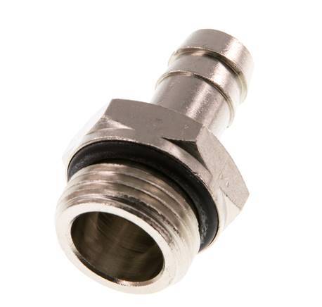 G 1/2'' Male x 12mm Nickel plated Brass Hose barb with NBR Seal 15 Bar [2 Pieces]