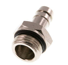 G 1/2'' Male x 12mm Nickel plated Brass Hose barb with NBR Seal 15 Bar [2 Pieces]