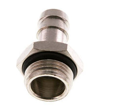 G 1/2'' Male x 13mm Nickel plated Brass Hose barb with NBR Seal 30 Bar [2 Pieces]