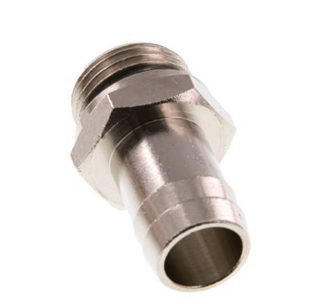 G 1/2'' Male x 16mm Nickel plated Brass Hose barb with NBR Seal 15 Bar [2 Pieces]