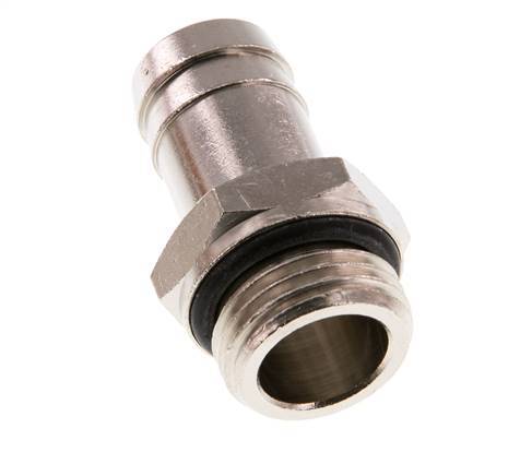 G 1/2'' Male x 16mm Nickel plated Brass Hose barb with NBR Seal 15 Bar [2 Pieces]