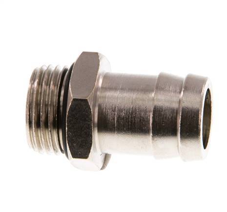 G 1/2'' Male x 19mm Nickel plated Brass Hose barb with NBR Seal 30 Bar [2 Pieces]
