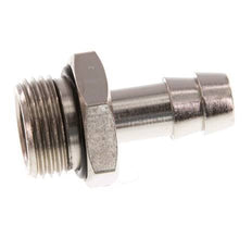 G 3/8'' Male x 9mm Nickel plated Brass Hose barb with NBR Seal 30 Bar [5 Pieces]