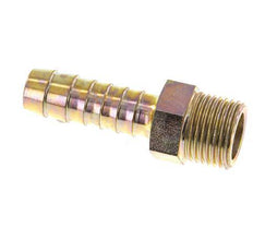 G 1/2'' Male x 13mm Zinc plated Steel Hose barb 25 Bar