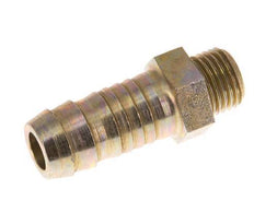 G 1/4'' Male x 13mm Zinc plated Steel Hose barb 25 Bar [2 Pieces]