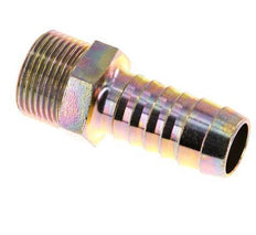 G 3/4'' Male x 19mm Zinc plated Steel Hose barb 25 Bar