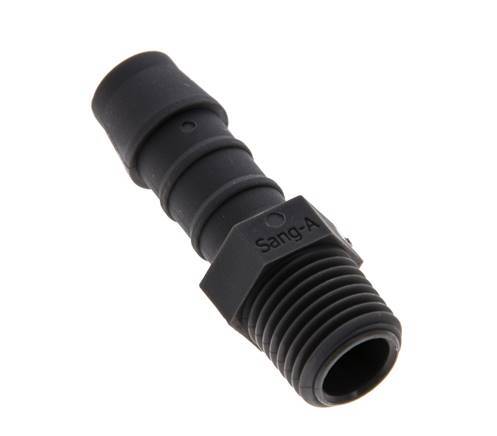 R 1/4'' Male x 10mm PA 6 Hose barb 10 Bar [10 Pieces]