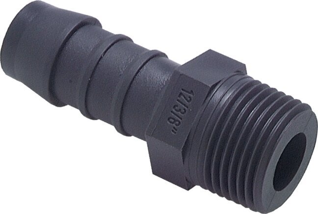 R 3/8'' Male x 8mm PA 6 Hose barb 10 Bar [10 Pieces]