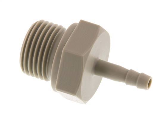 G 1/2'' Male x 4mm Polypropylene (PP) Hose barb 10 Bar