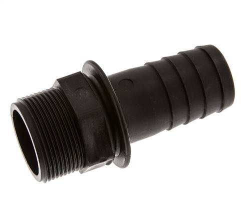 G 1 1/2'' Male x 38mm Polypropylene (PP) Hose barb 10 Bar