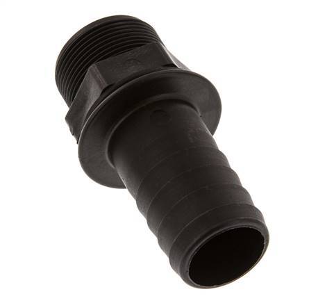 G 1 1/2'' Male x 38mm Polypropylene (PP) Hose barb 10 Bar