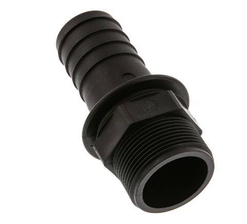 G 1 1/2'' Male x 38mm Polypropylene (PP) Hose barb 10 Bar