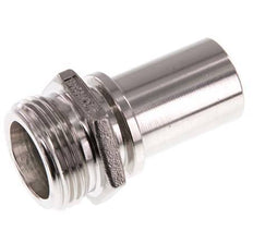 G 1'' Male x 25mm Stainless steel Hose barb with Safety Collar DIN 2817