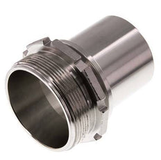 G 2 1/2'' Male x 63mm Stainless steel Hose barb with Safety Collar DIN 2817