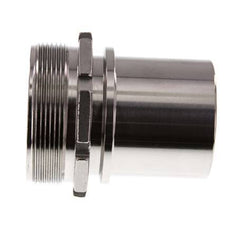 G 2 1/2'' Male x 63mm Stainless steel Hose barb with Safety Collar DIN 2817