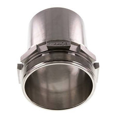 G 4'' Male x 100mm Stainless steel Hose barb with Safety Collar DIN 2817