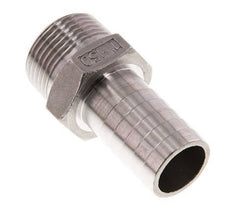 R 1'' Male x 25mm Stainless steel Hose barb 16 Bar