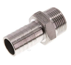 R 1'' Male x 25mm Stainless steel Hose barb 16 Bar