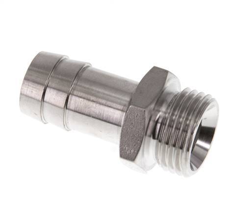 G 1/2'' Male x 16mm Stainless steel Hose barb 40 Bar