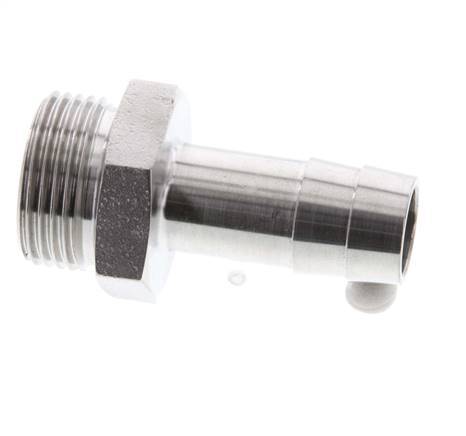 G 3/4'' Male x 16mm Stainless steel Hose barb 40 Bar