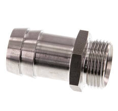 G 3/4'' Male x 25mm Stainless steel Hose barb 40 Bar
