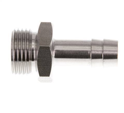 G 3/8'' Male x 9mm Stainless steel Hose barb 40 Bar