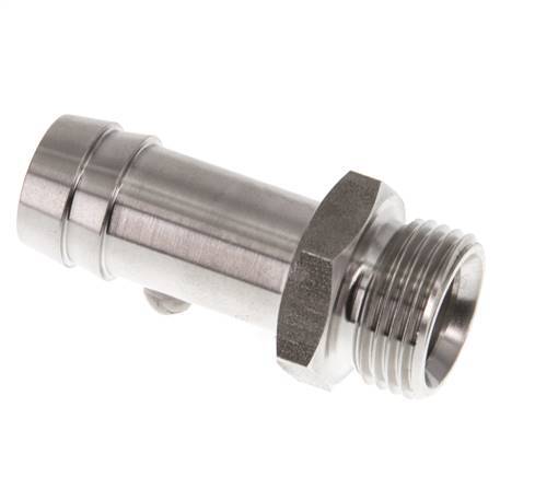 G 3/8'' Male x 13mm Stainless steel Hose barb 40 Bar