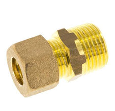 R 1/2'' Male x 12mm Brass Straight Compression Fitting 75 Bar DIN EN 1254-2