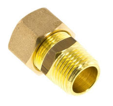 R 1/2'' Male x 16mm Brass Straight Compression Fitting 76 Bar DIN EN 1254-2