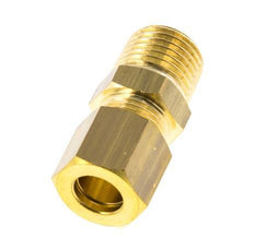 R 1/4'' Male x 8mm Brass Straight Compression Fitting 135 Bar DIN EN 1254-2 [2 Pieces]