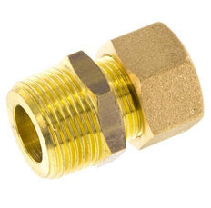 R 3/4'' Male x 16mm Brass Straight Compression Fitting 76 Bar DIN EN 1254-2