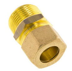 R 3/4'' Male x 16mm Brass Straight Compression Fitting 76 Bar DIN EN 1254-2