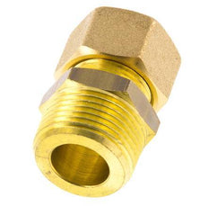 R 3/4'' Male x 16mm Brass Straight Compression Fitting 76 Bar DIN EN 1254-2