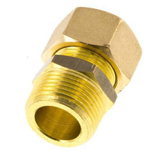 R 3/4'' Male x 18mm Brass Straight Compression Fitting 67 Bar DIN EN 1254-2