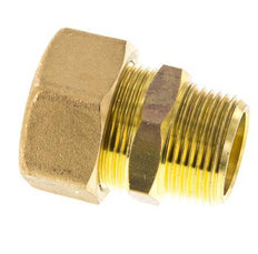 R 3/4'' Male x 22mm Brass Straight Compression Fitting 54 Bar DIN EN 1254-2